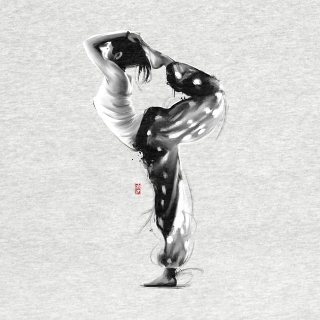 Yoga Dance Pose by ILYOart